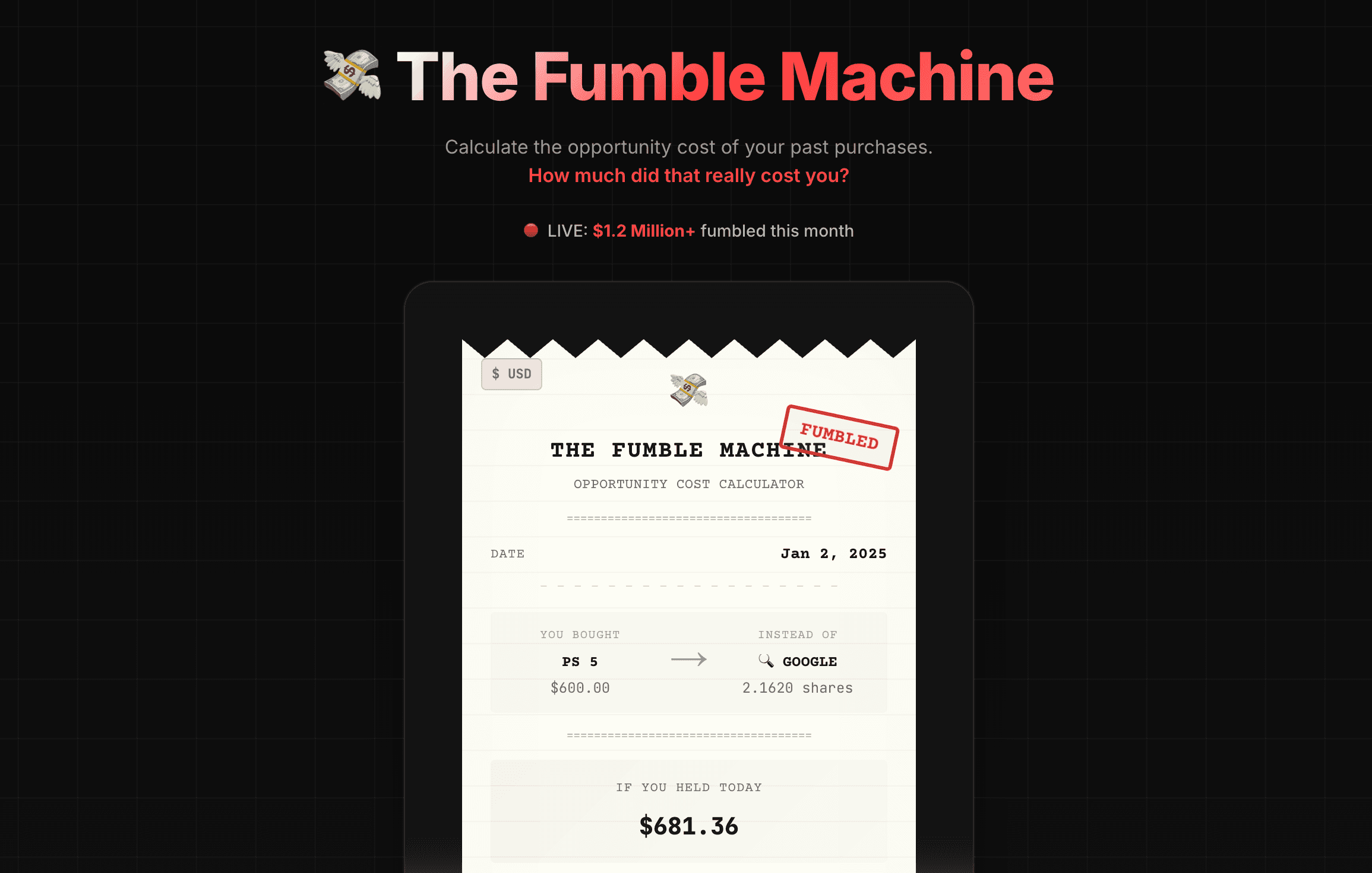 Fumble Machine screenshot