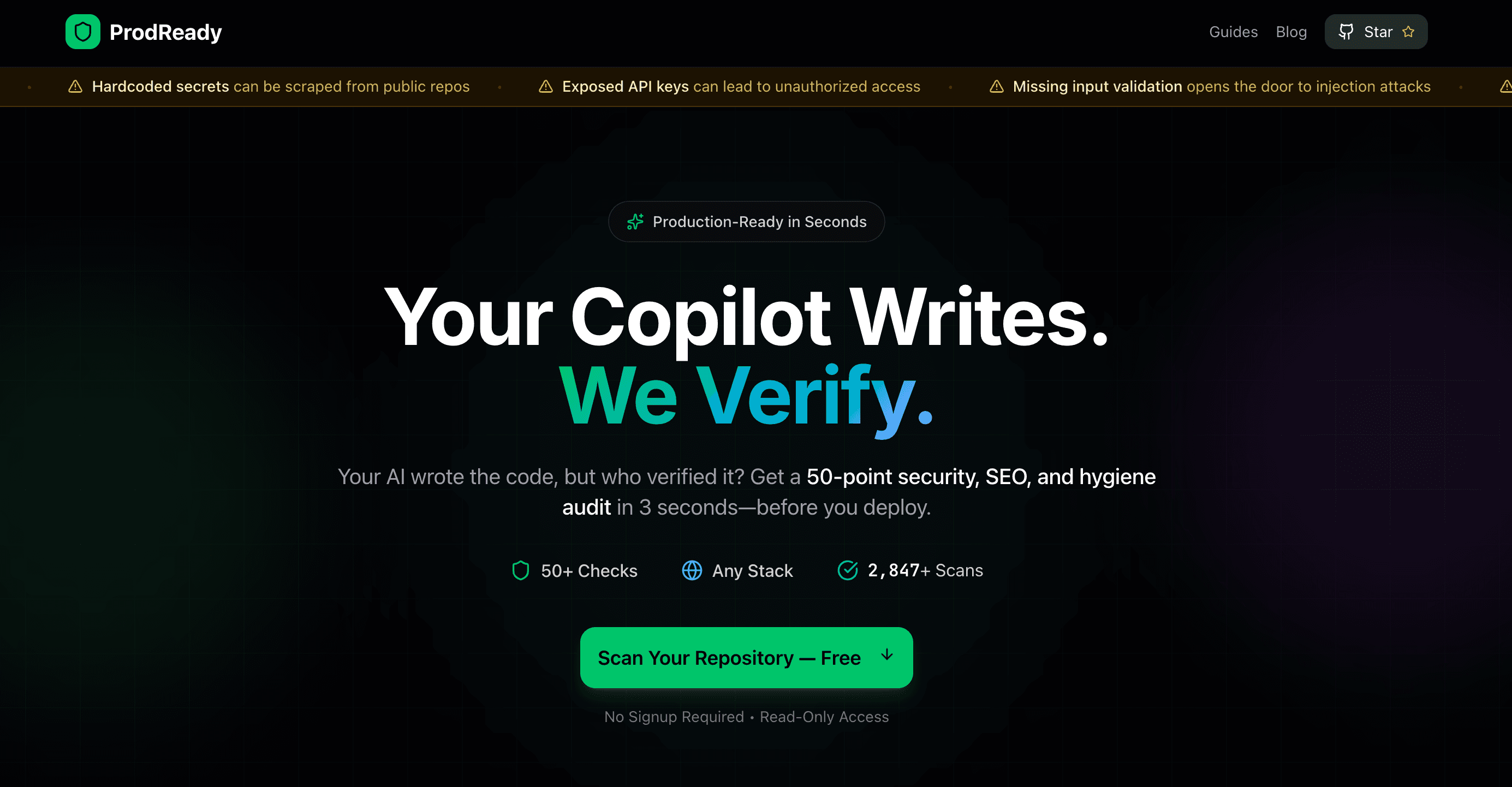 ProdReady screenshot
